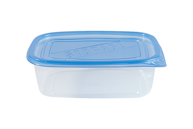 Caja de conservación de alimentos frescos rectangular ecológica 1500ML