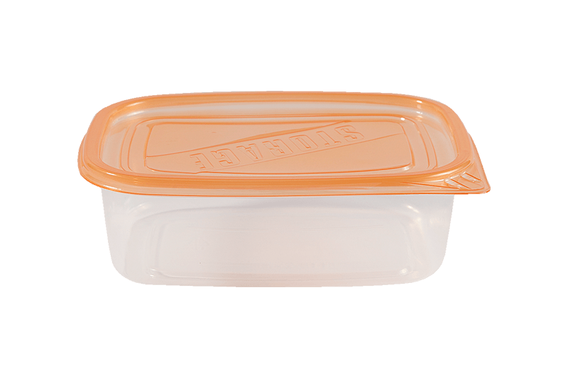 Caja de conservación de alimentos frescos rectangular ecológica 1500ML