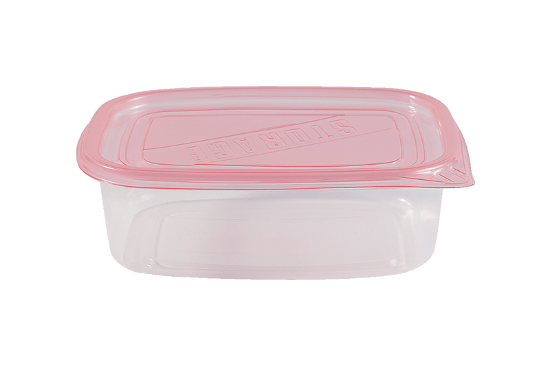 Caja de conservación de alimentos frescos rectangular ecológica 1500ML