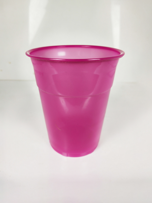 Vaso de plástico desechable impreso con logotipo personalizado de 16 oz